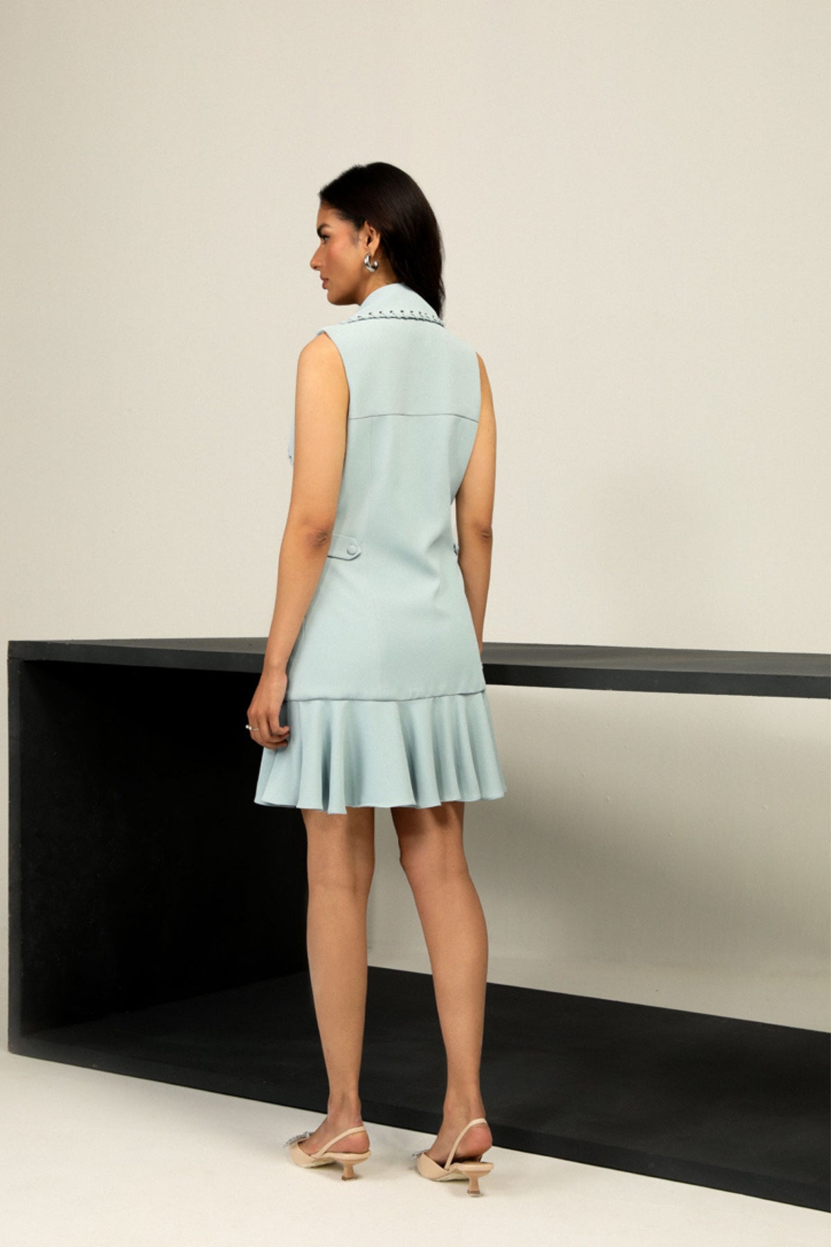 Ava Dress In Aqua