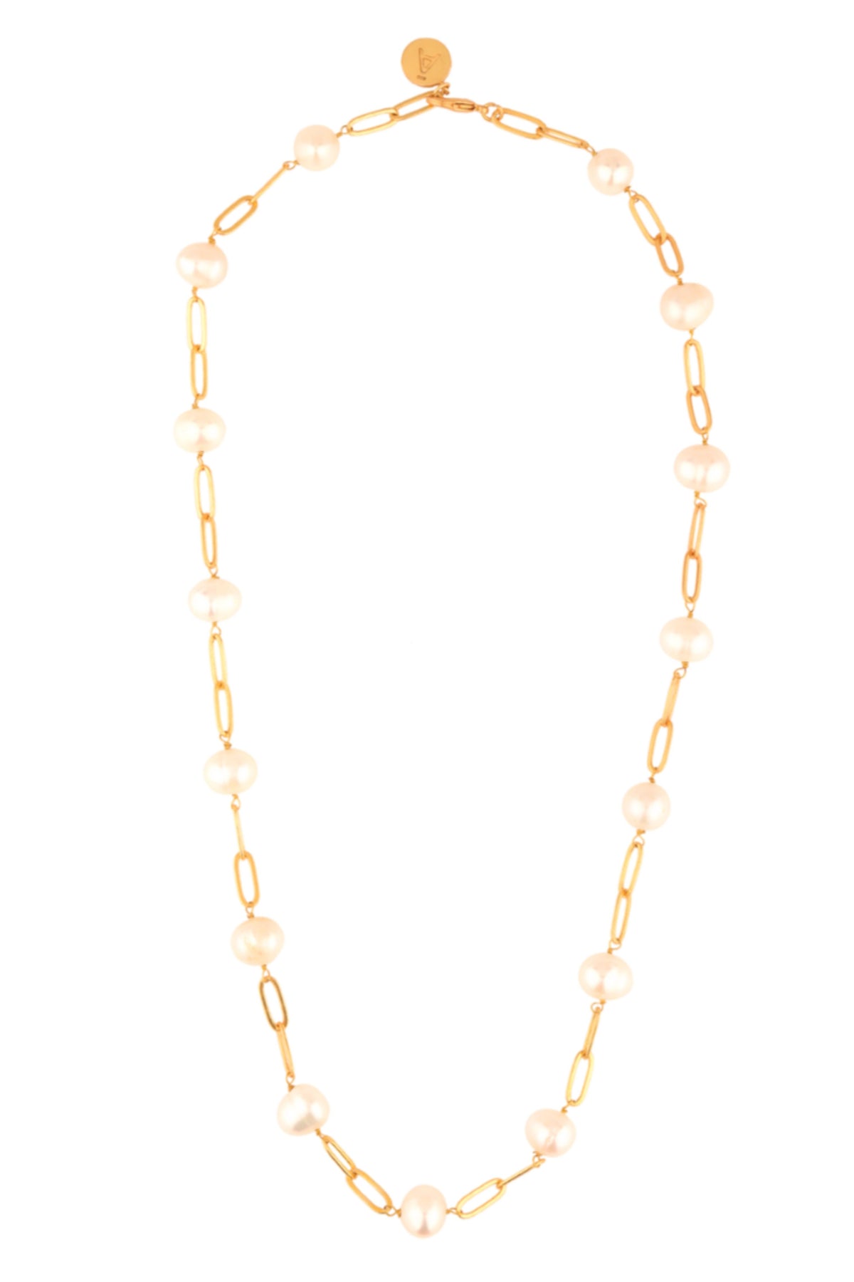 Dainty Linked Pearl Chain