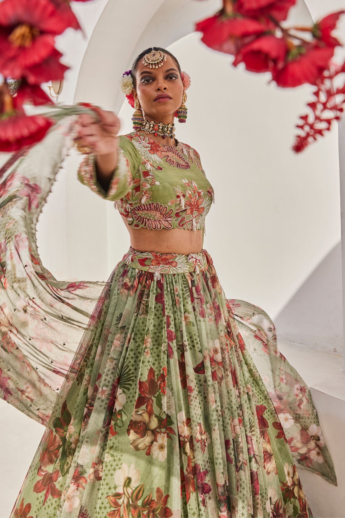 Sufi  Lehenga Set