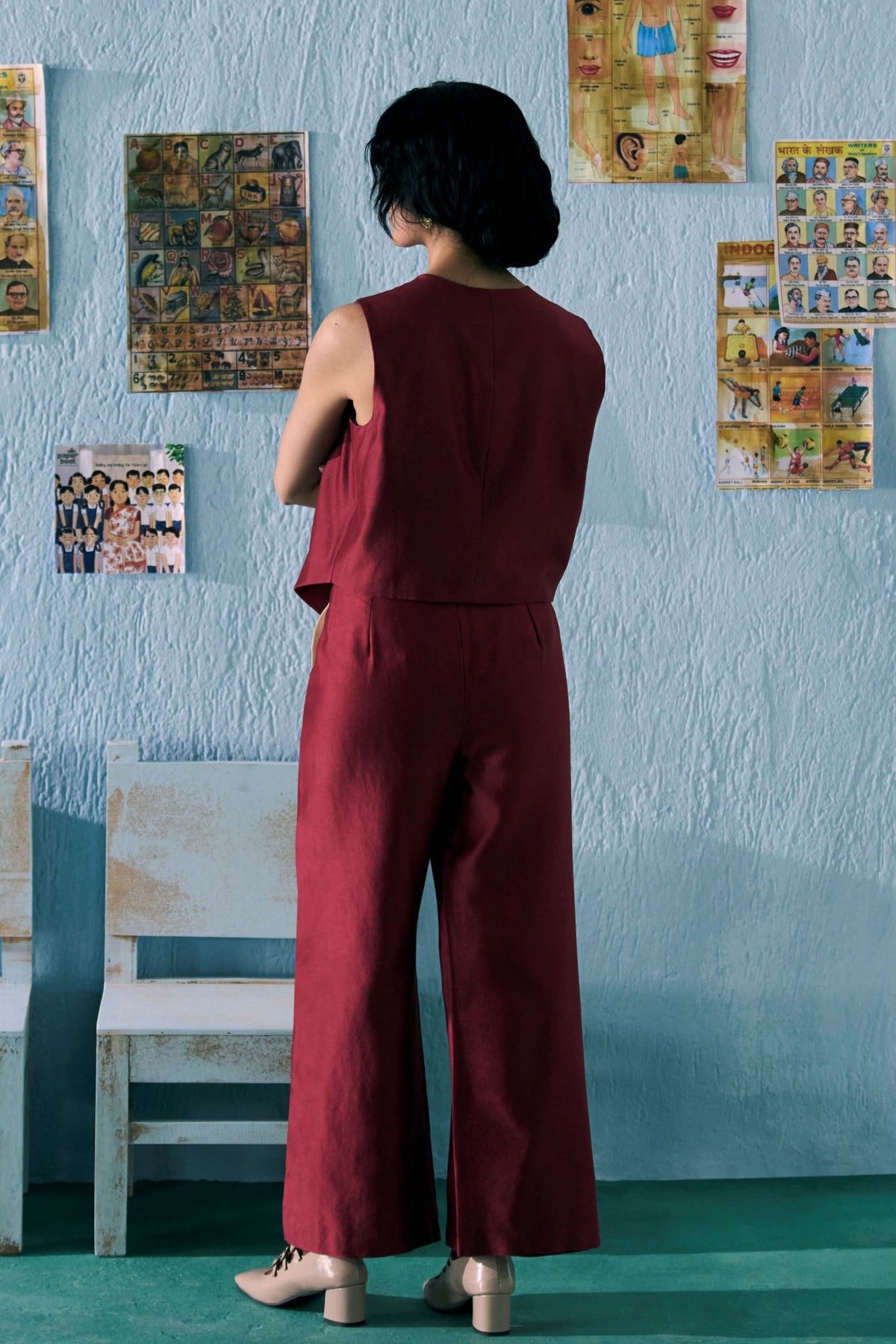 Vayra Red Co-ord Set