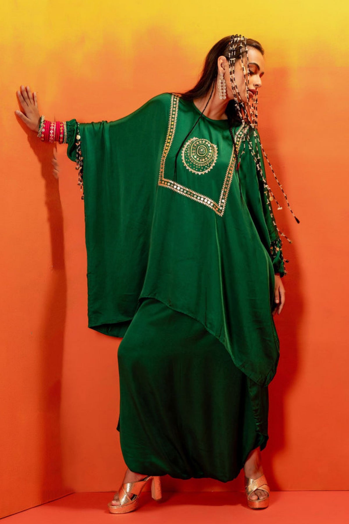 Vani Green Tunic