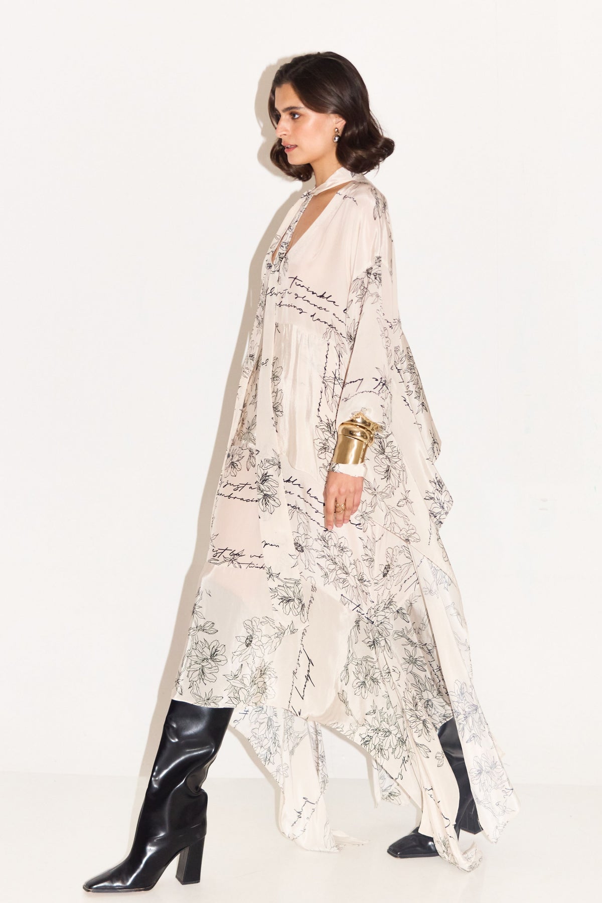 Rachel Printed Panelled Dress