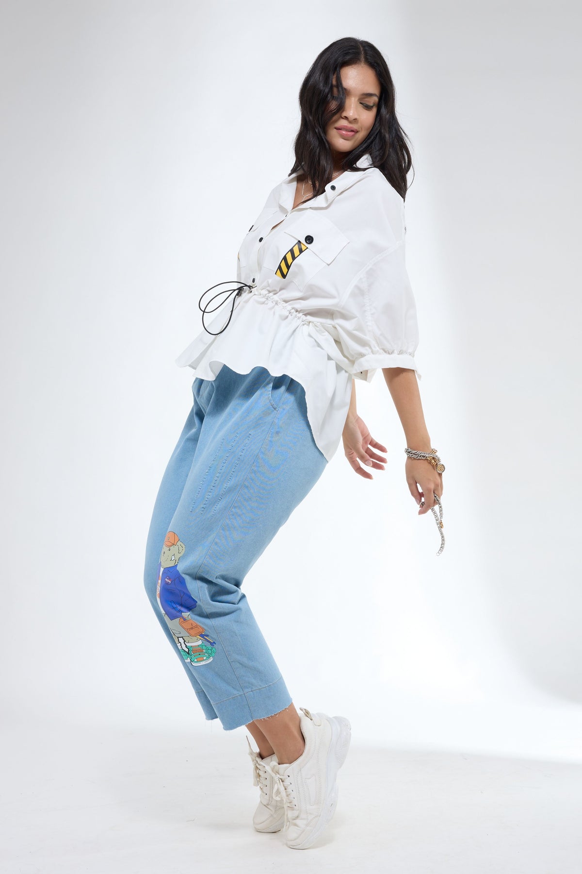 Human Being White Shirt