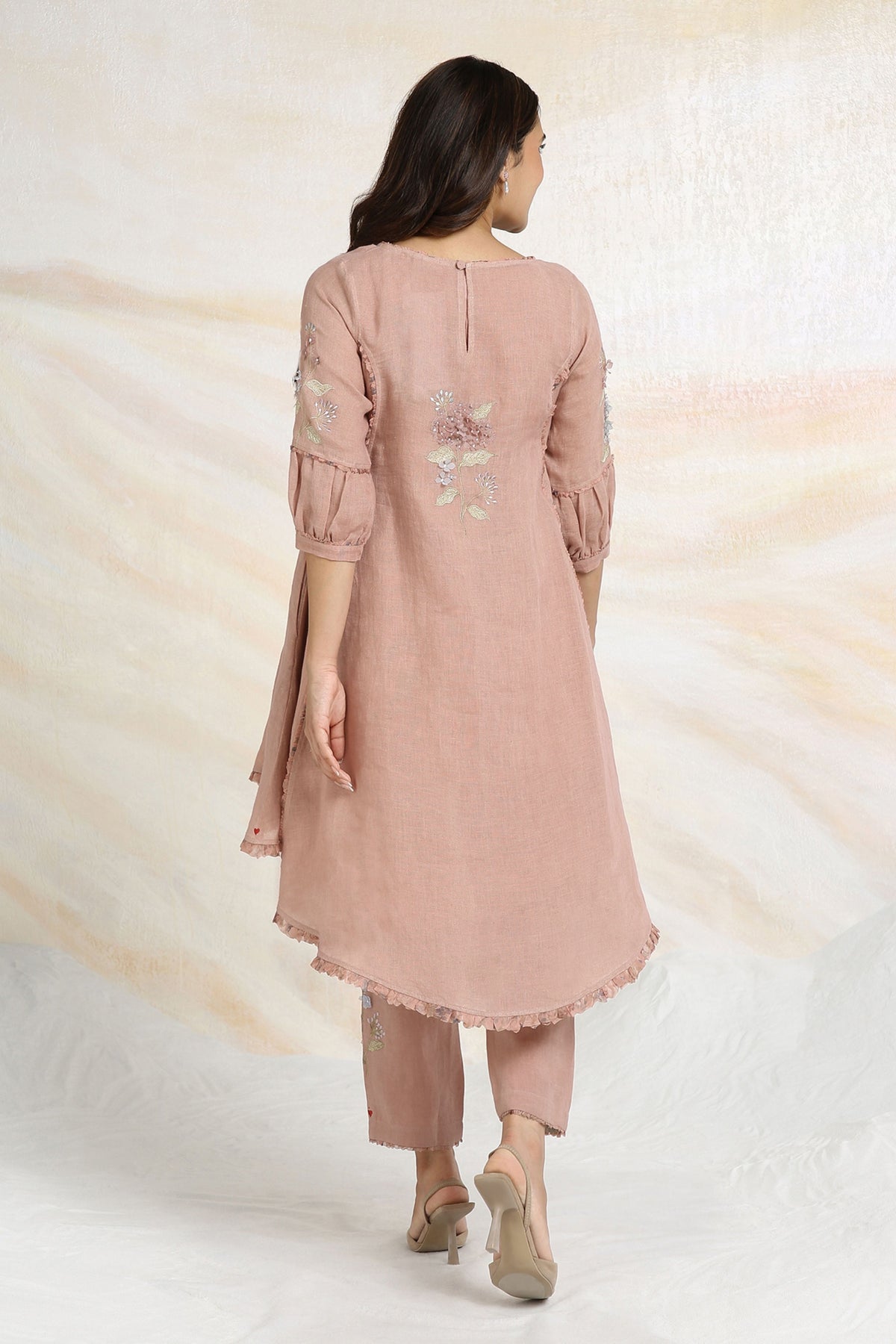Hydrangea Pink Tunic Set