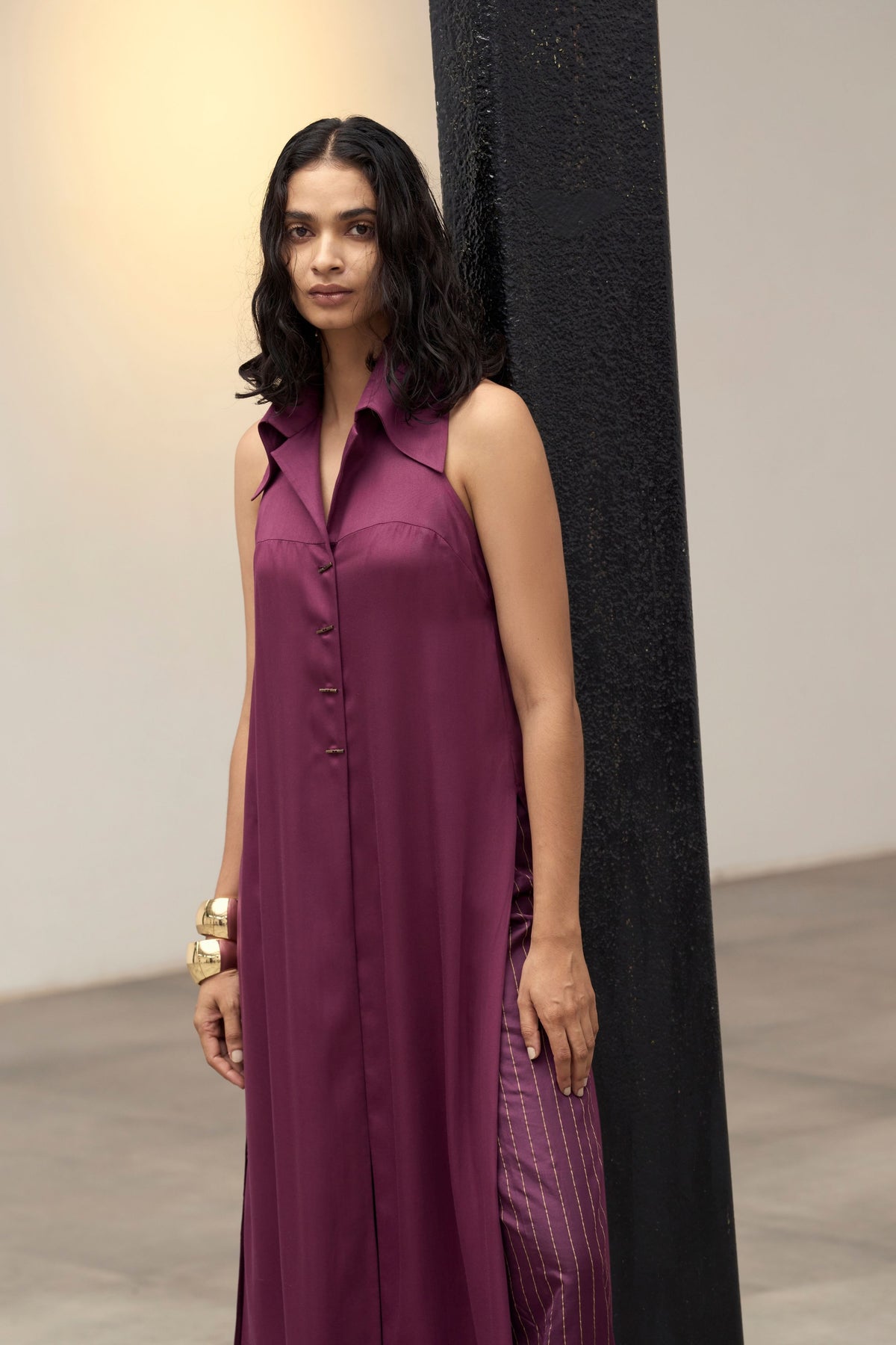 Plum Long Co-ord Set
