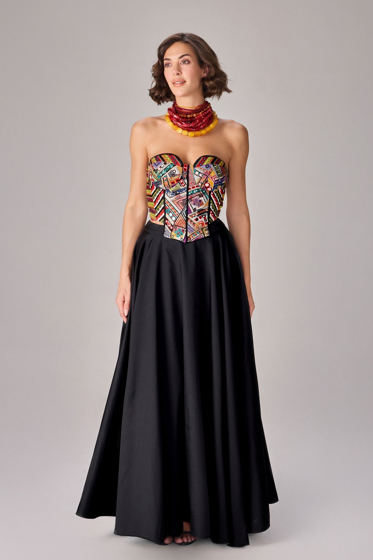 Embroidered Agnes Corset