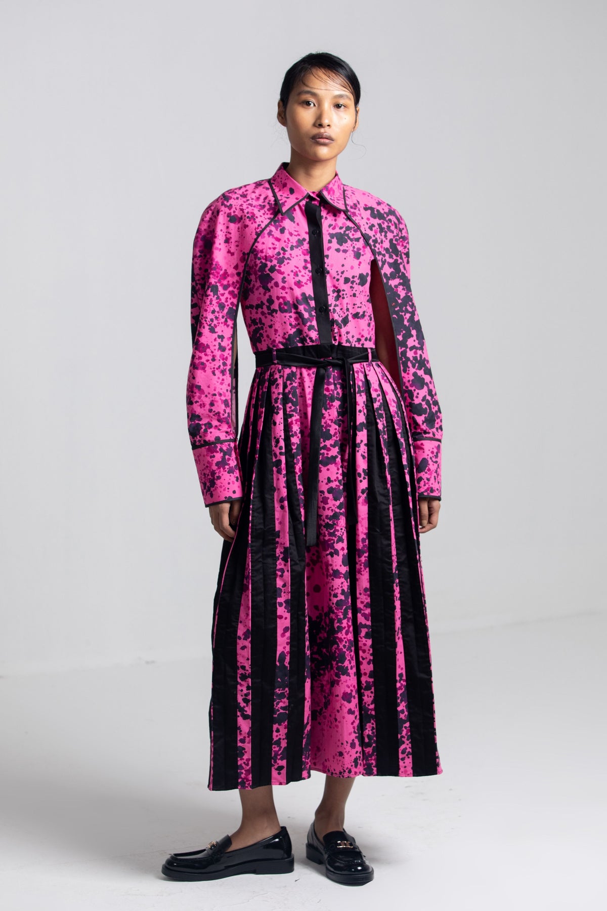 A Long Collared Dress