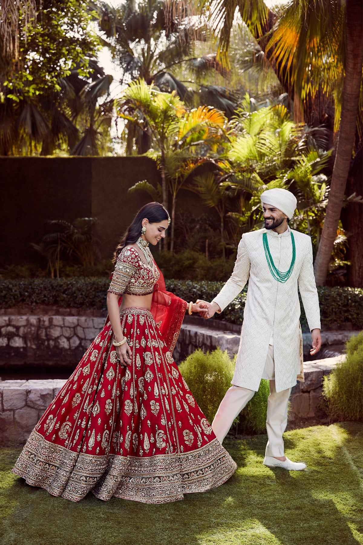 Naima Red Lehenga Set