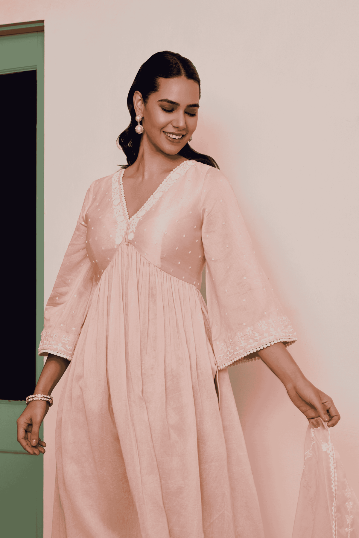 Embroidered Kurta Set