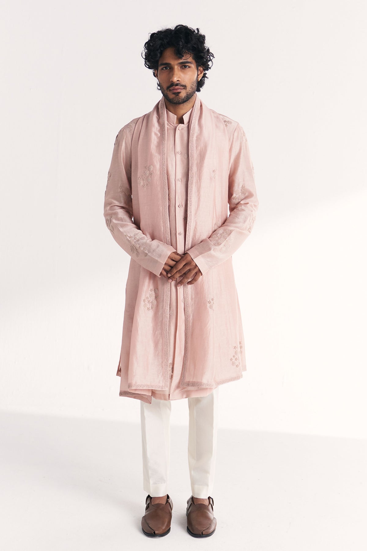 Sha Posh Light Pink Kurta Set