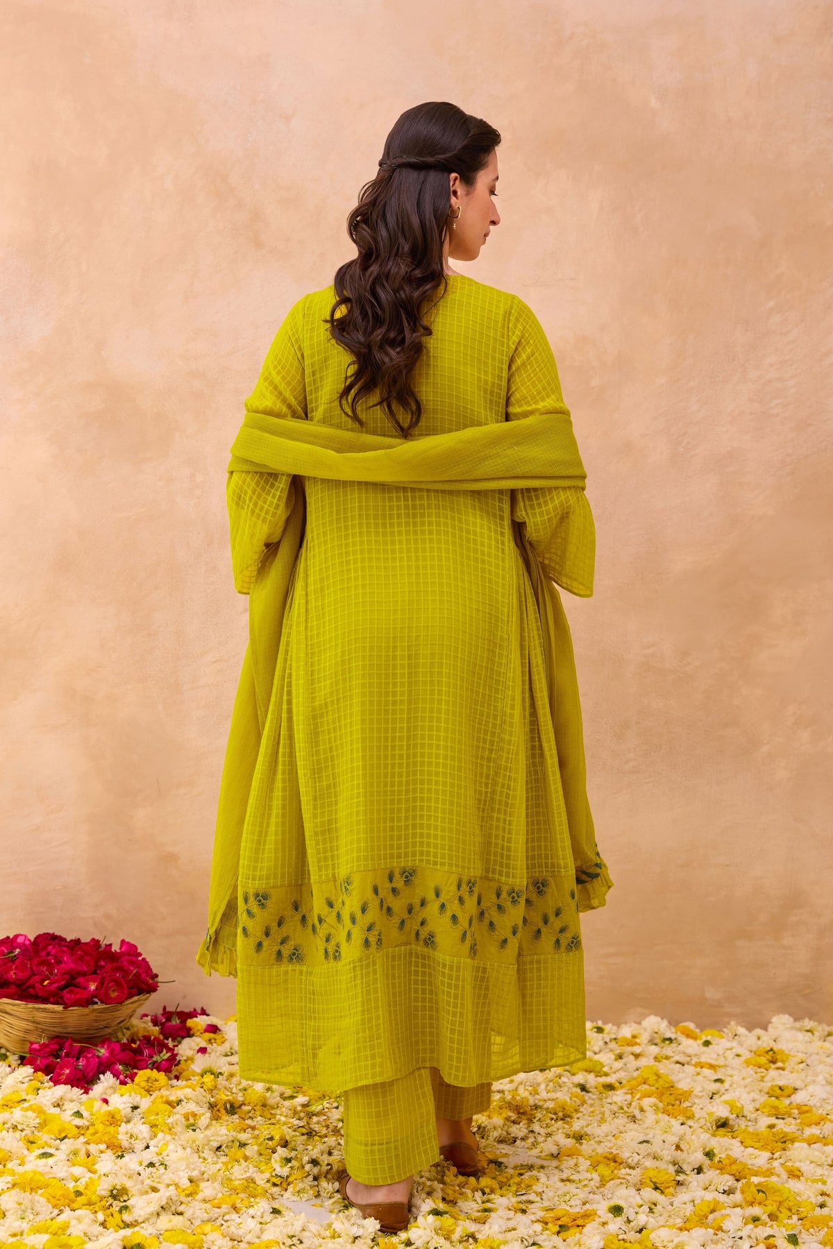 Amber Bloom Kurta Set