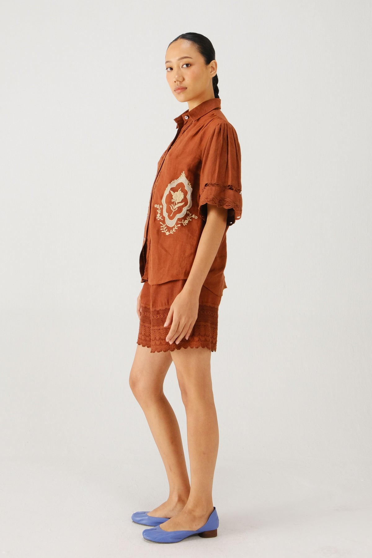 Rust Victorian Shirt