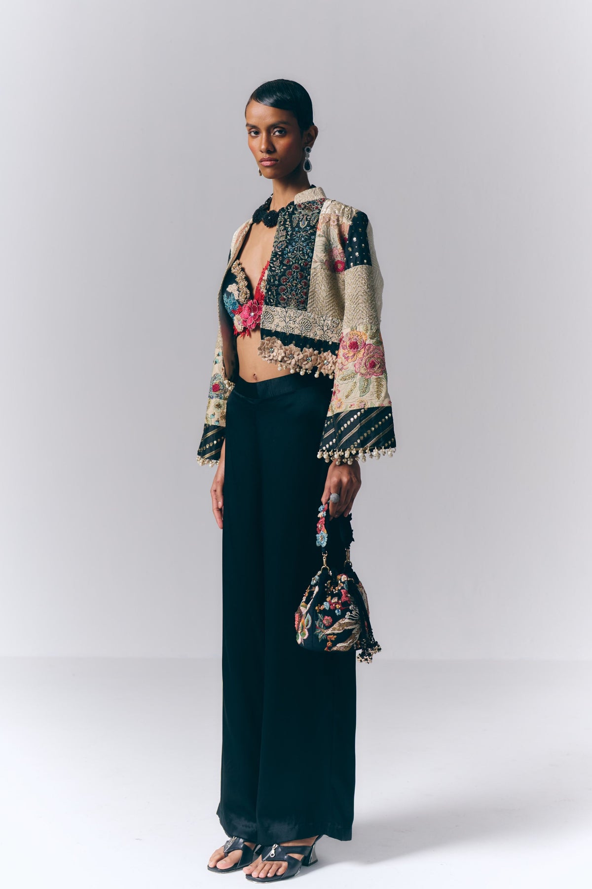 Patchwork Co-Ord Jacket Set