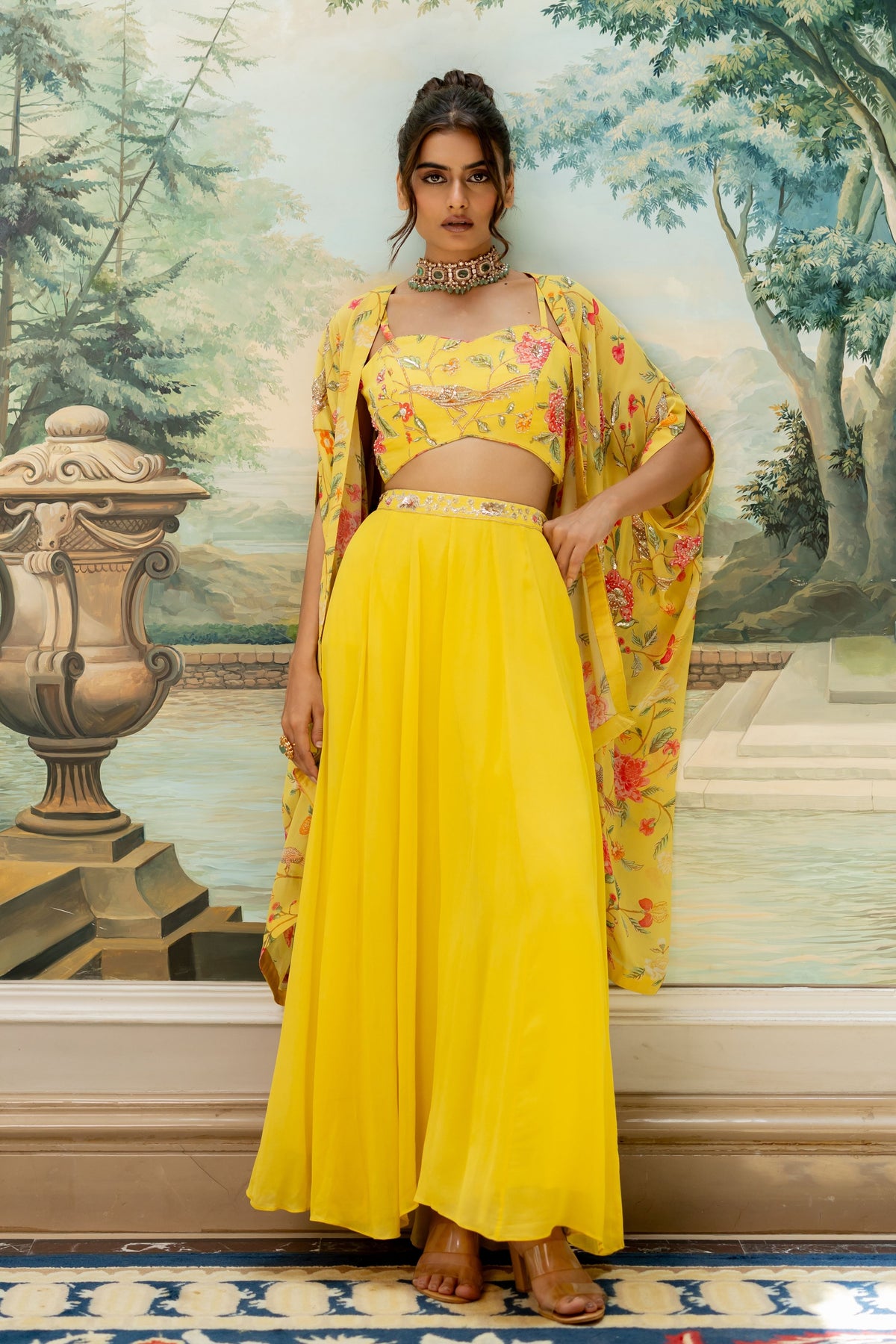 Shelly Yellow Jacket Set