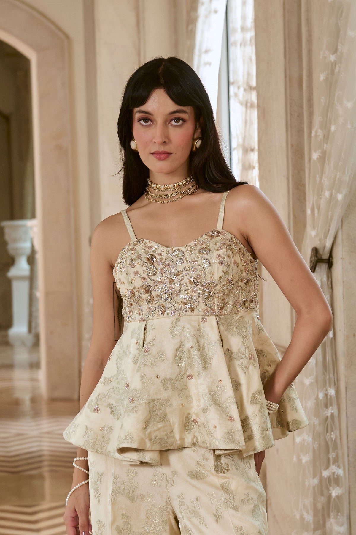 Greta Peplum Set
