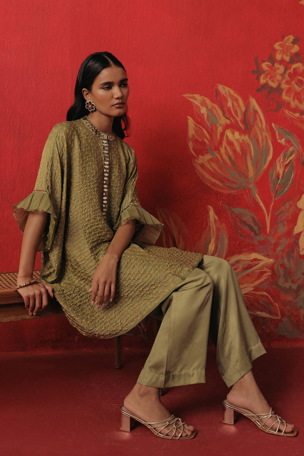 Oversize Hi Low Tunic Set
