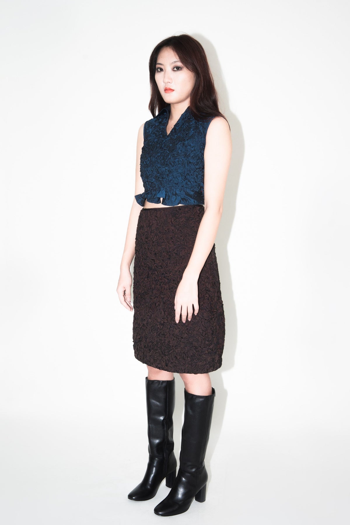 Crumple Textured Top