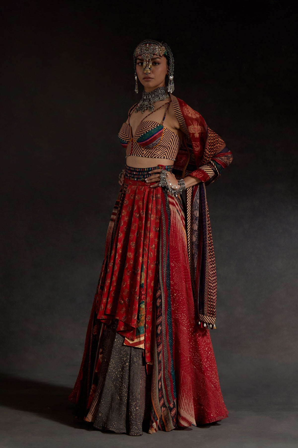 Sindoor Kama Blouse Set