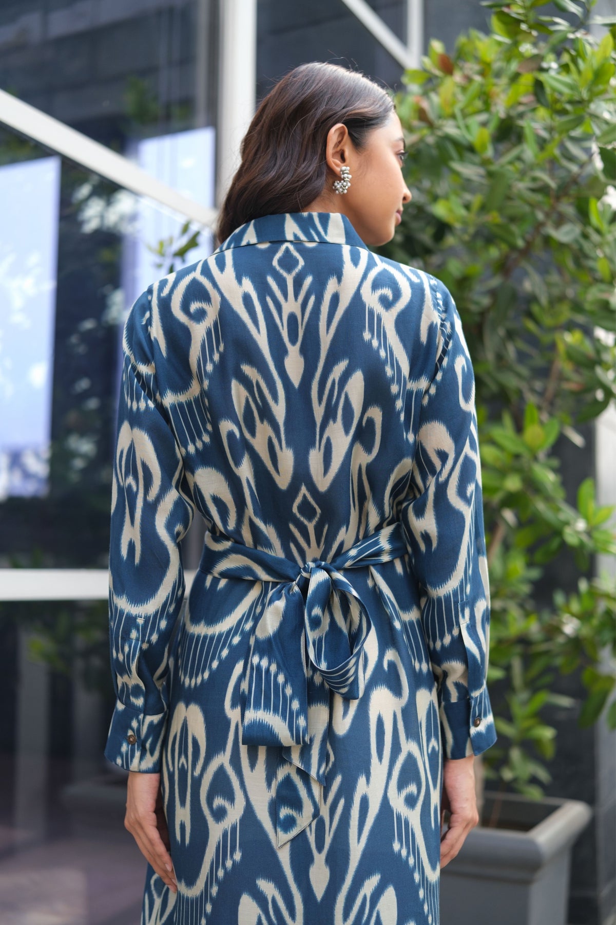 Indigo Tie Dress