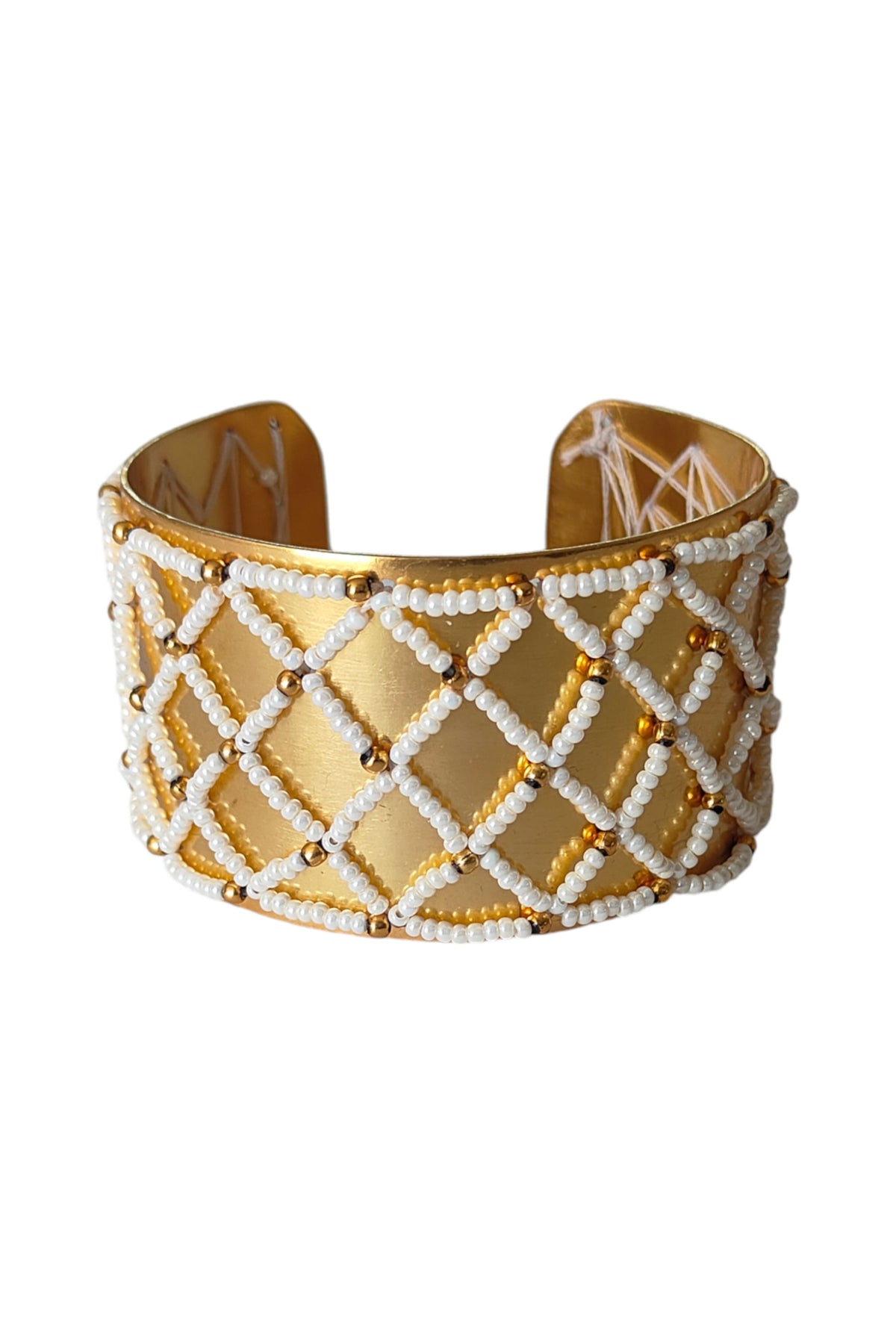 Moti Jaal-puwai Cuff Bangle