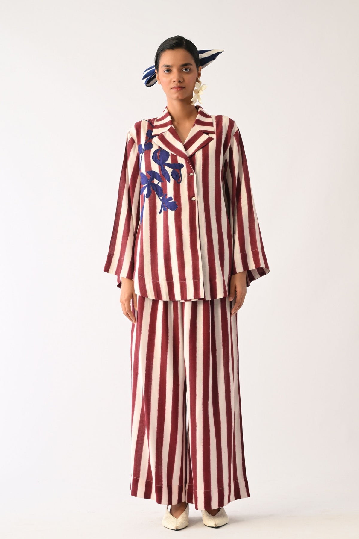 Revolt Bric Psyflora Applique Shirt
