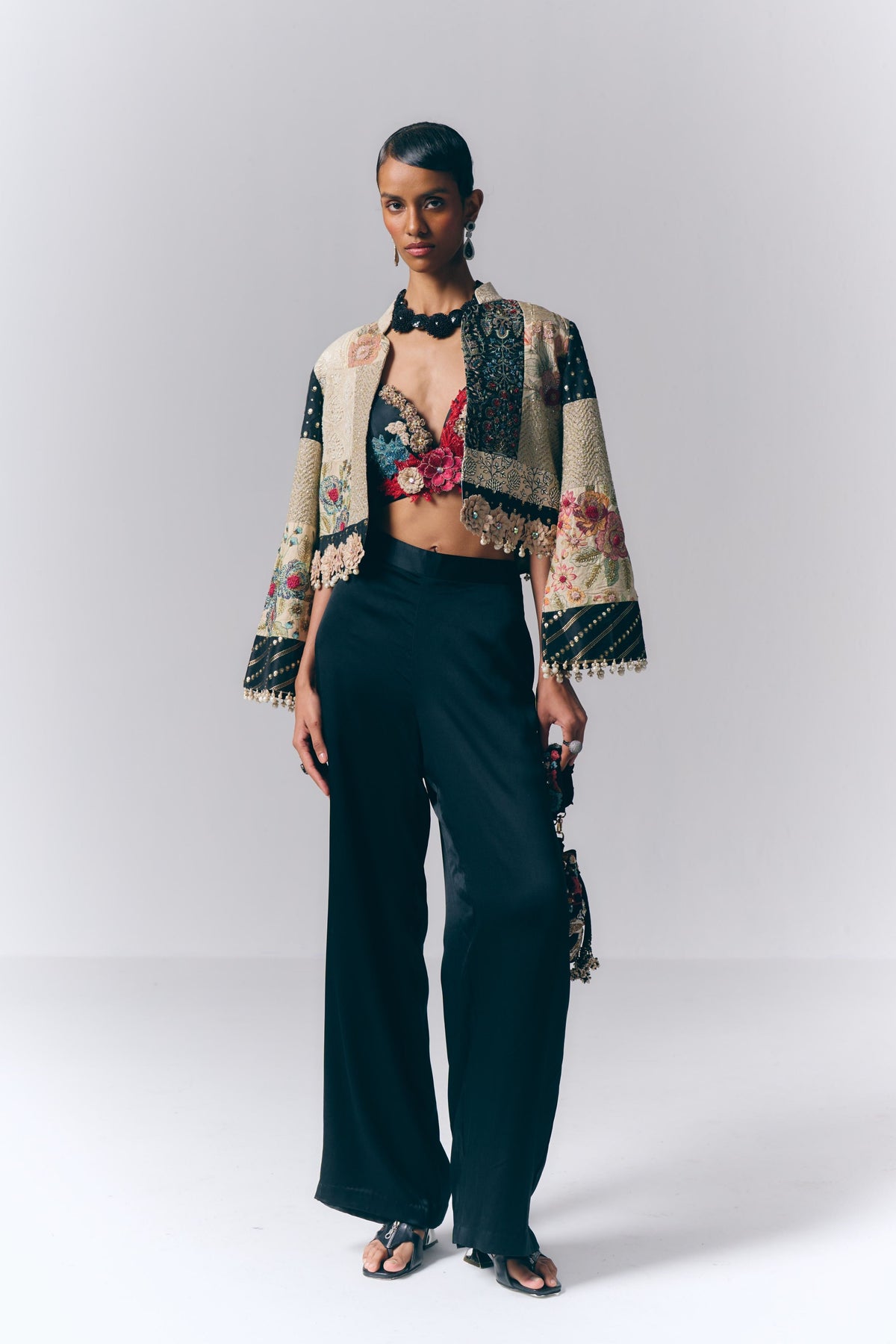 Patchwork Co-Ord Jacket Set