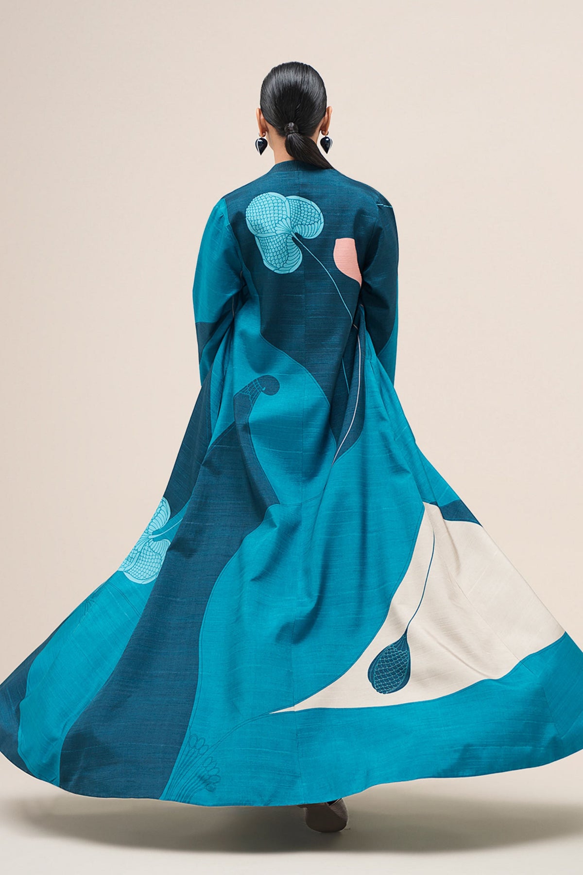 Naaz Blue Jacket Set