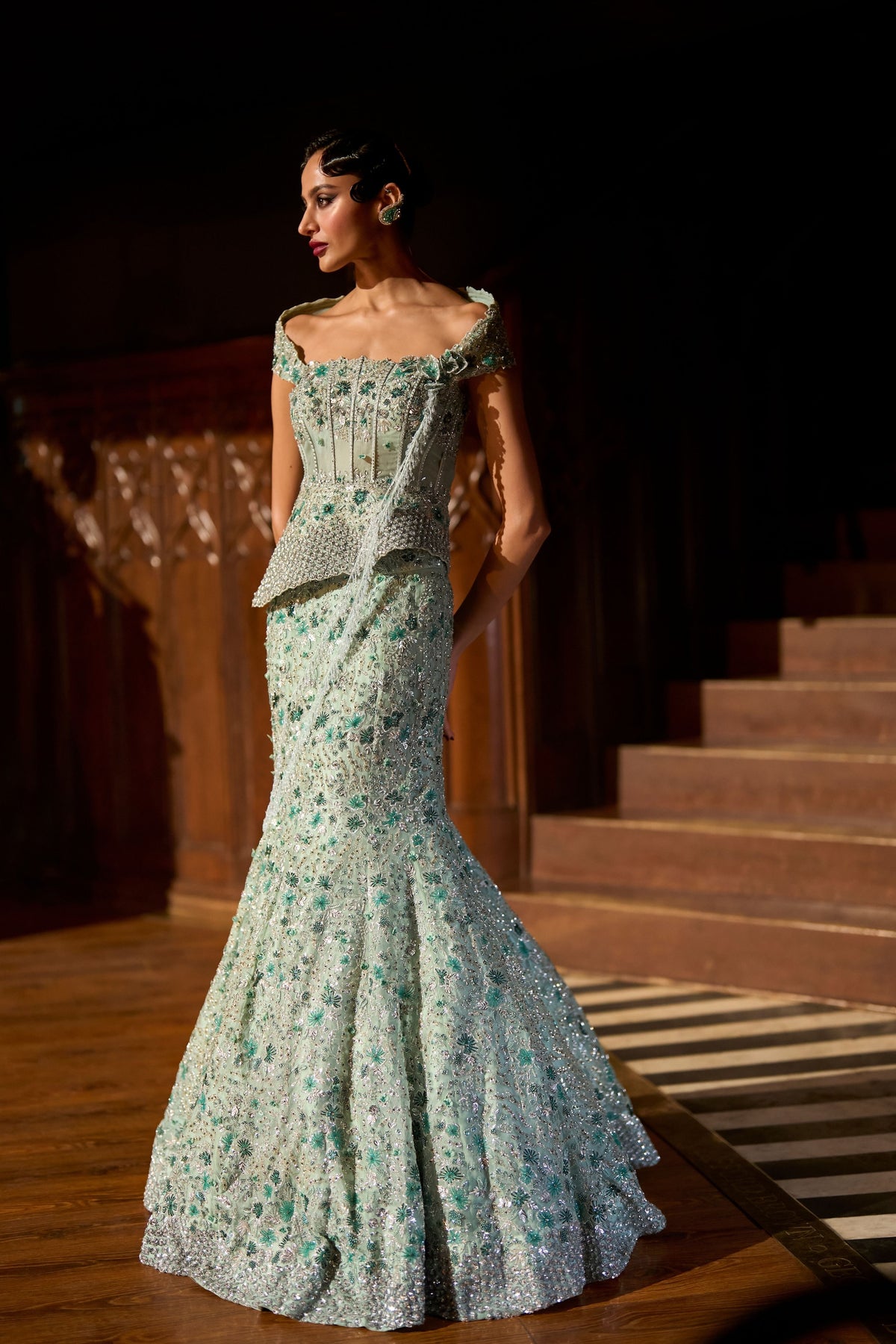 Jade Gimlet Lehenga Set