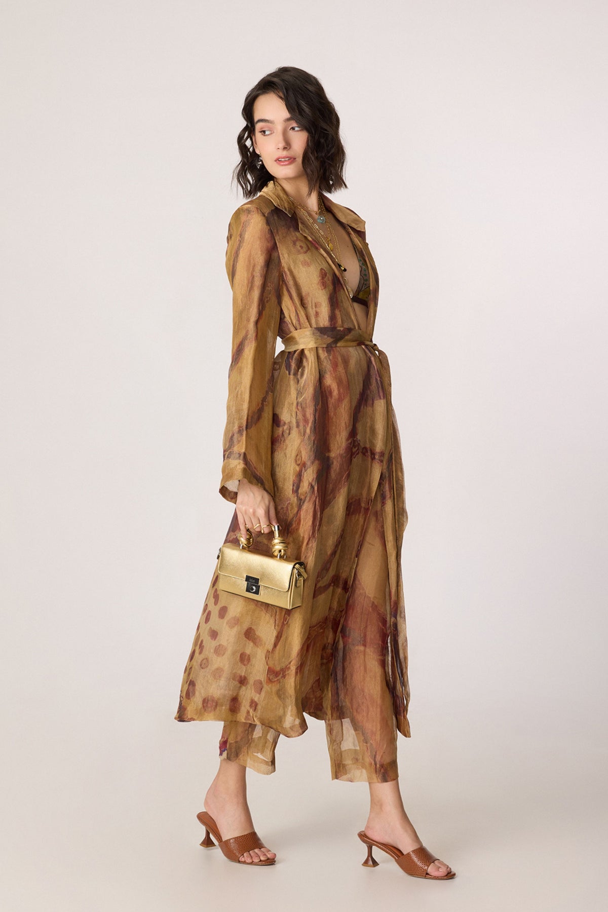 Vellora Trousers & Belena Trench Set
