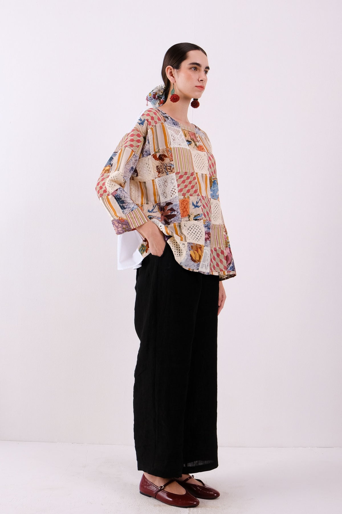 Sofia Patchwork Top