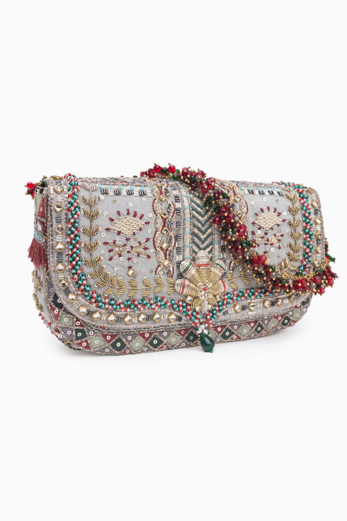 Noor Clutch – Silver