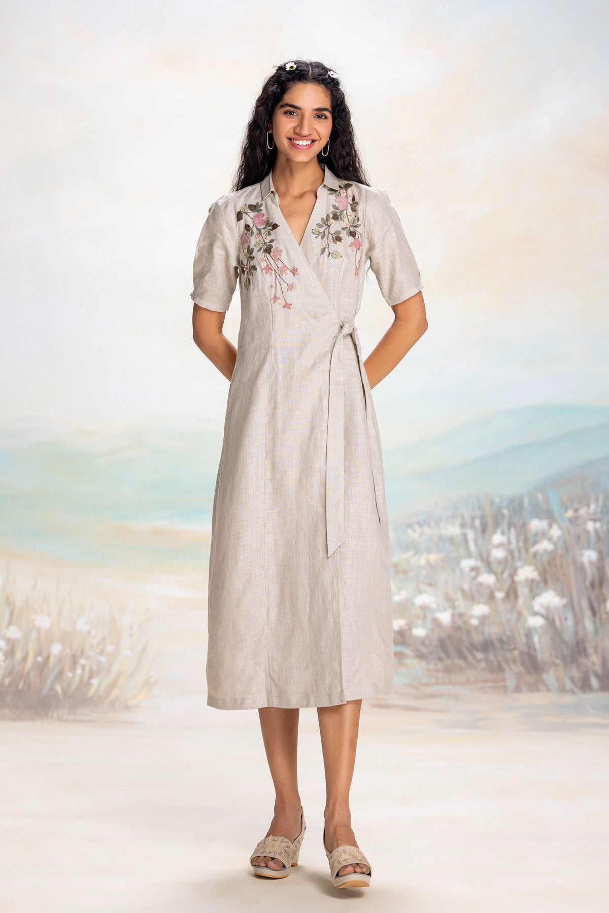 Tsukiyama Ira Natural Dress