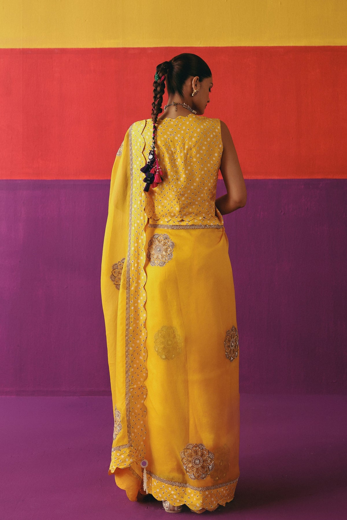 Mandala Surajmukhi Saree