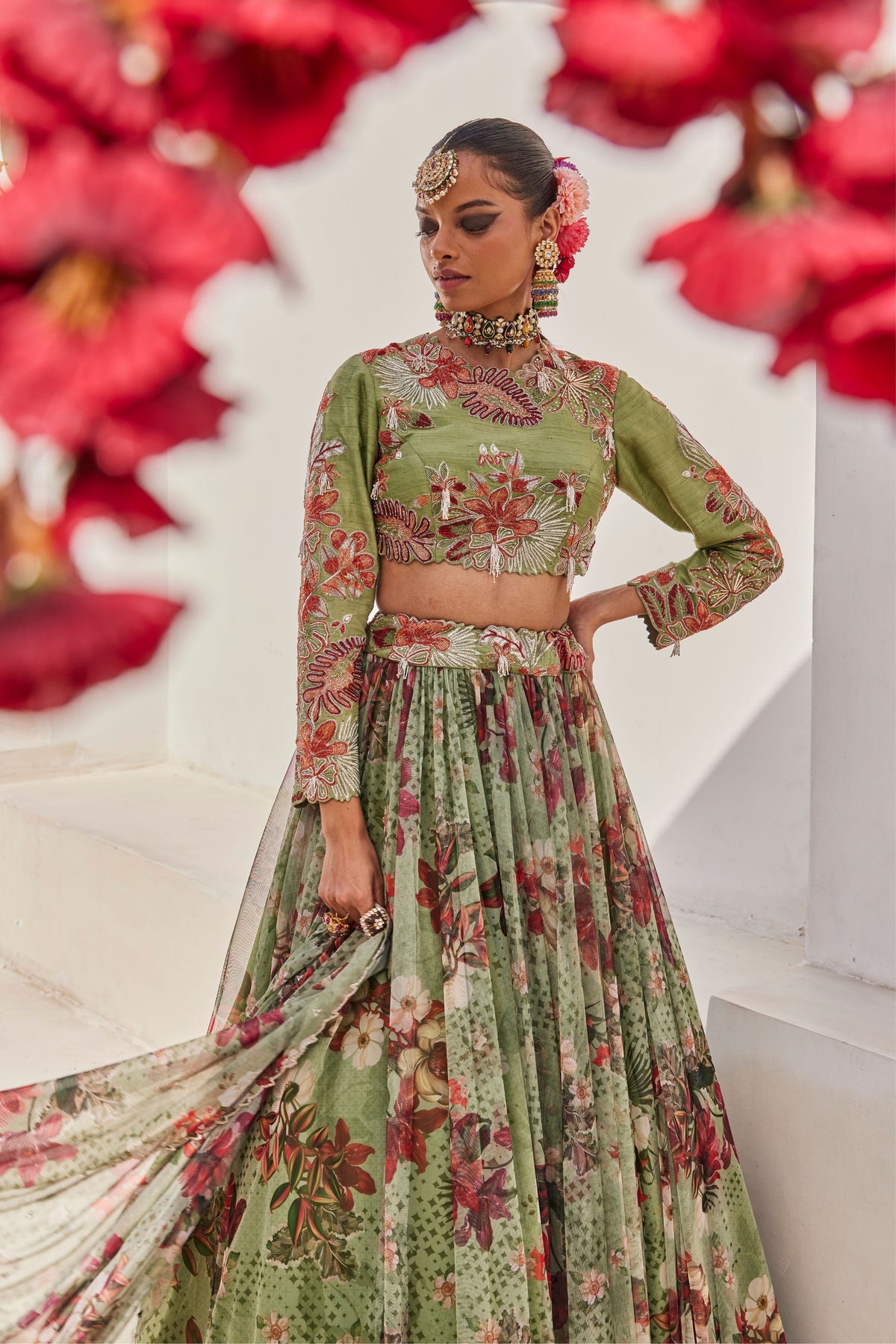 Sufi  Lehenga Set