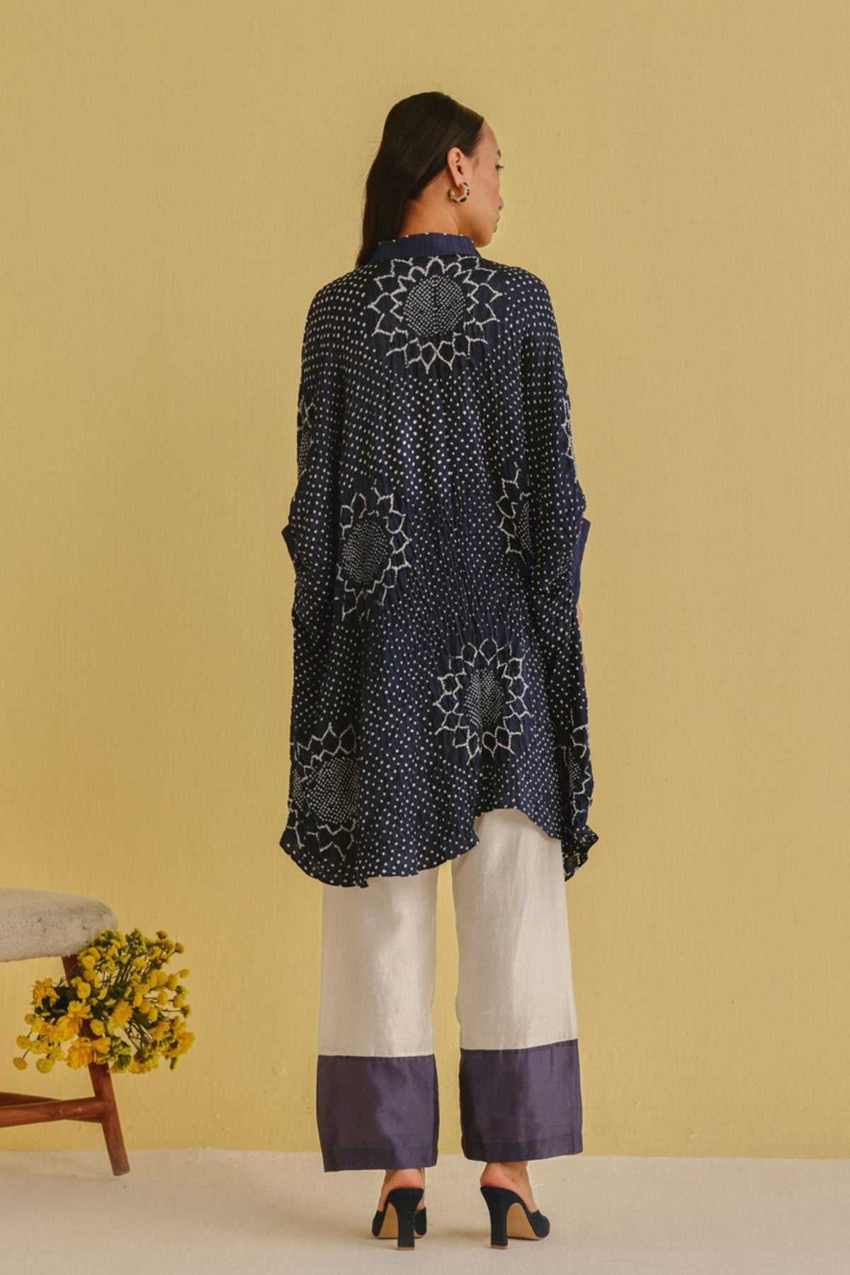 Chanderi Contrast Pant