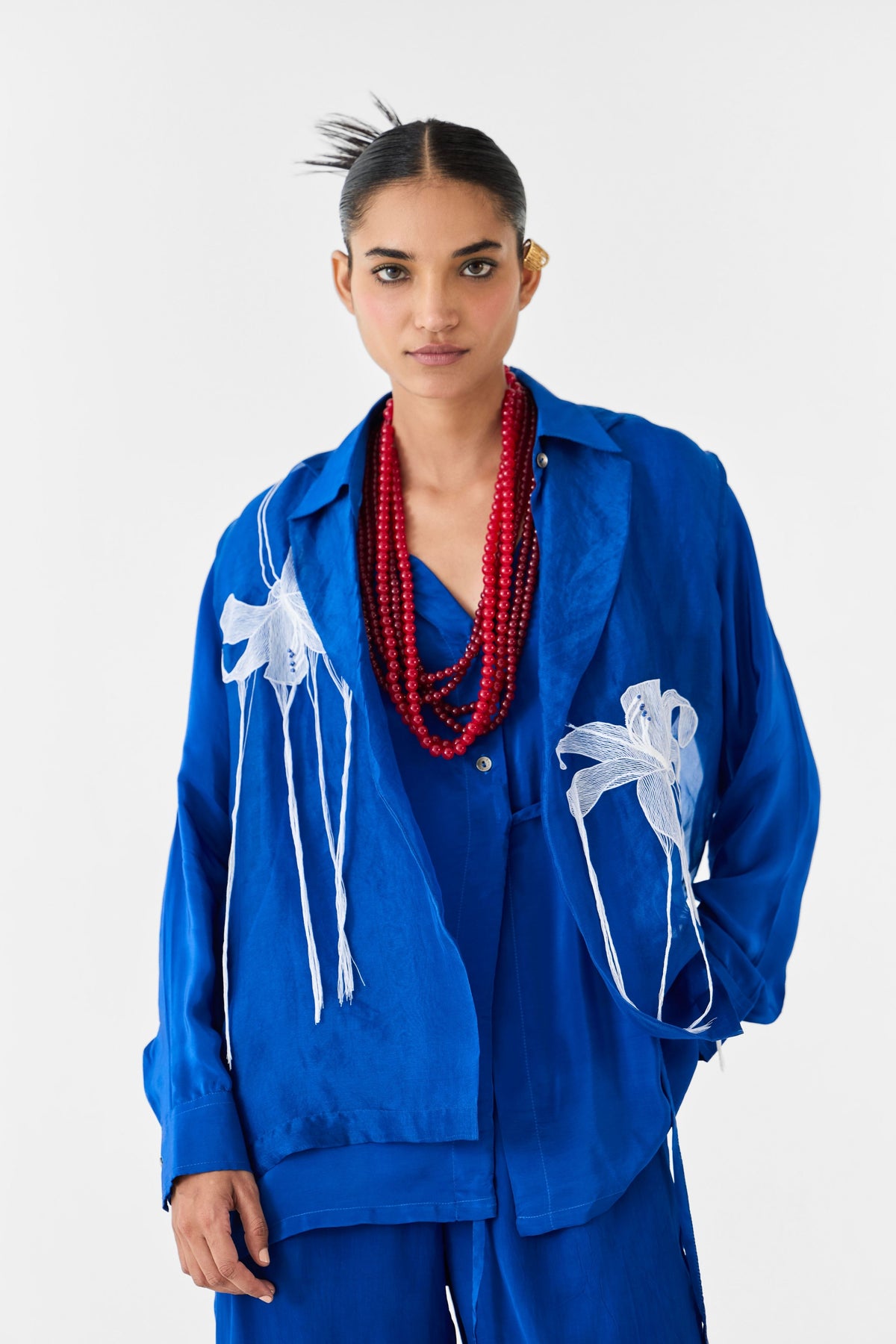Indigo Shirt and Trousers