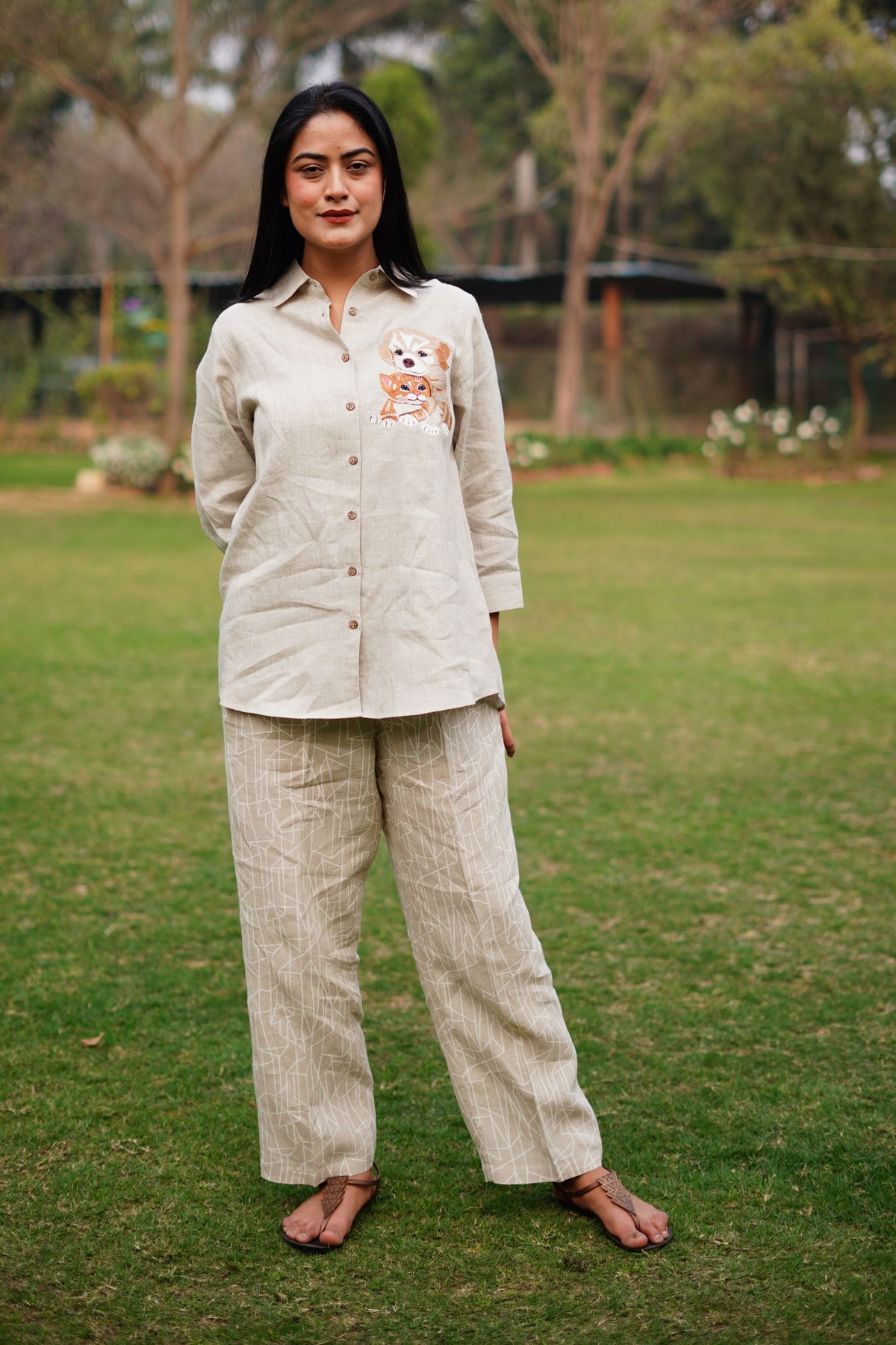 Beige Shirt