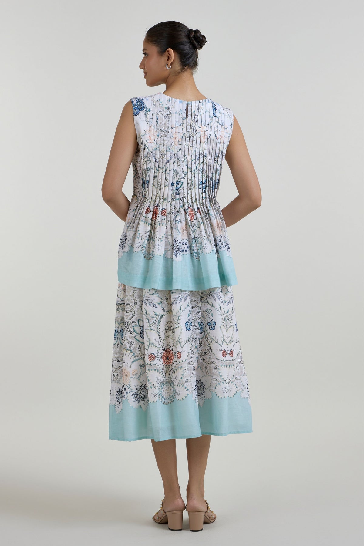 Tyla Accordian Skirt Set