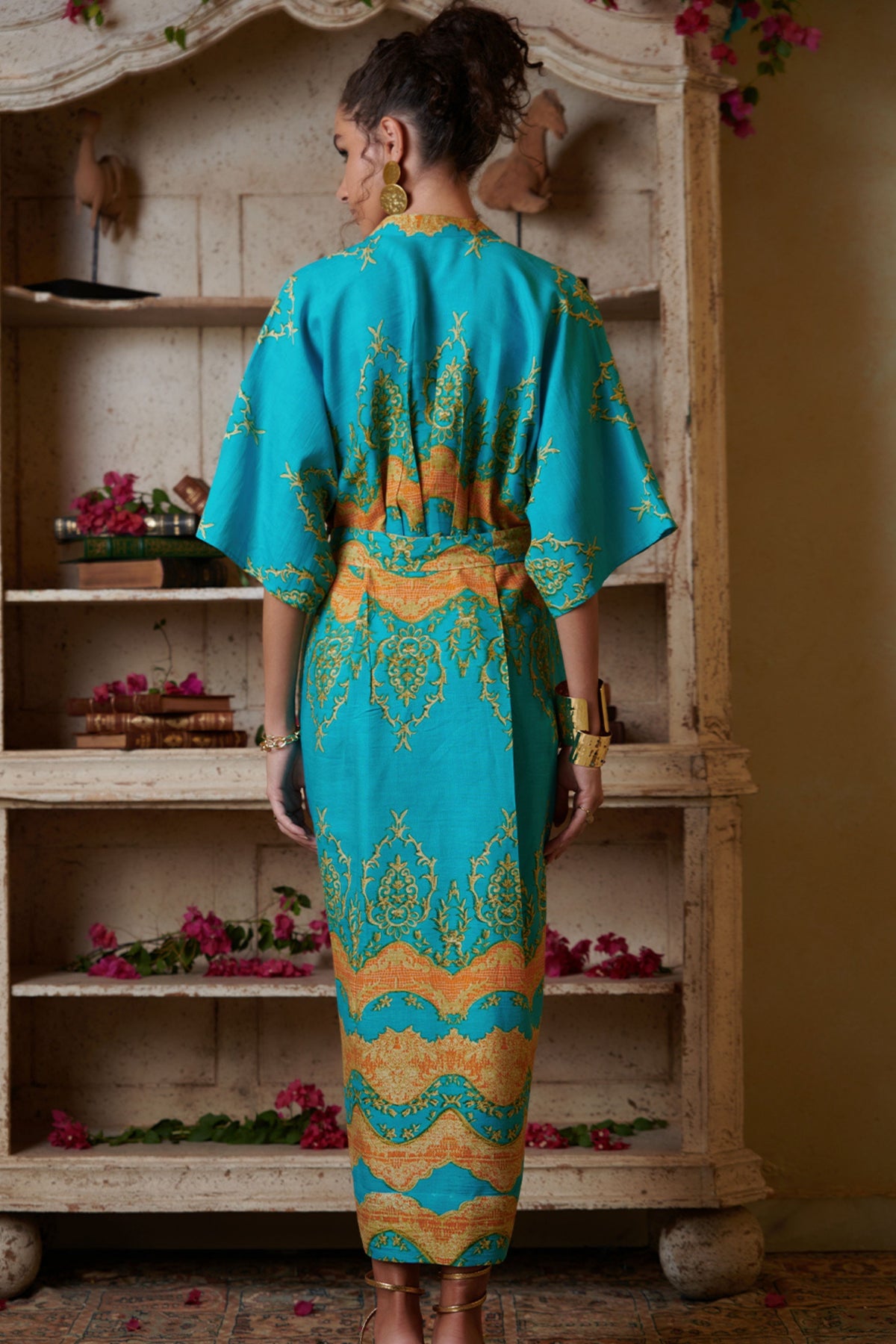 Teal Green Midi Dress