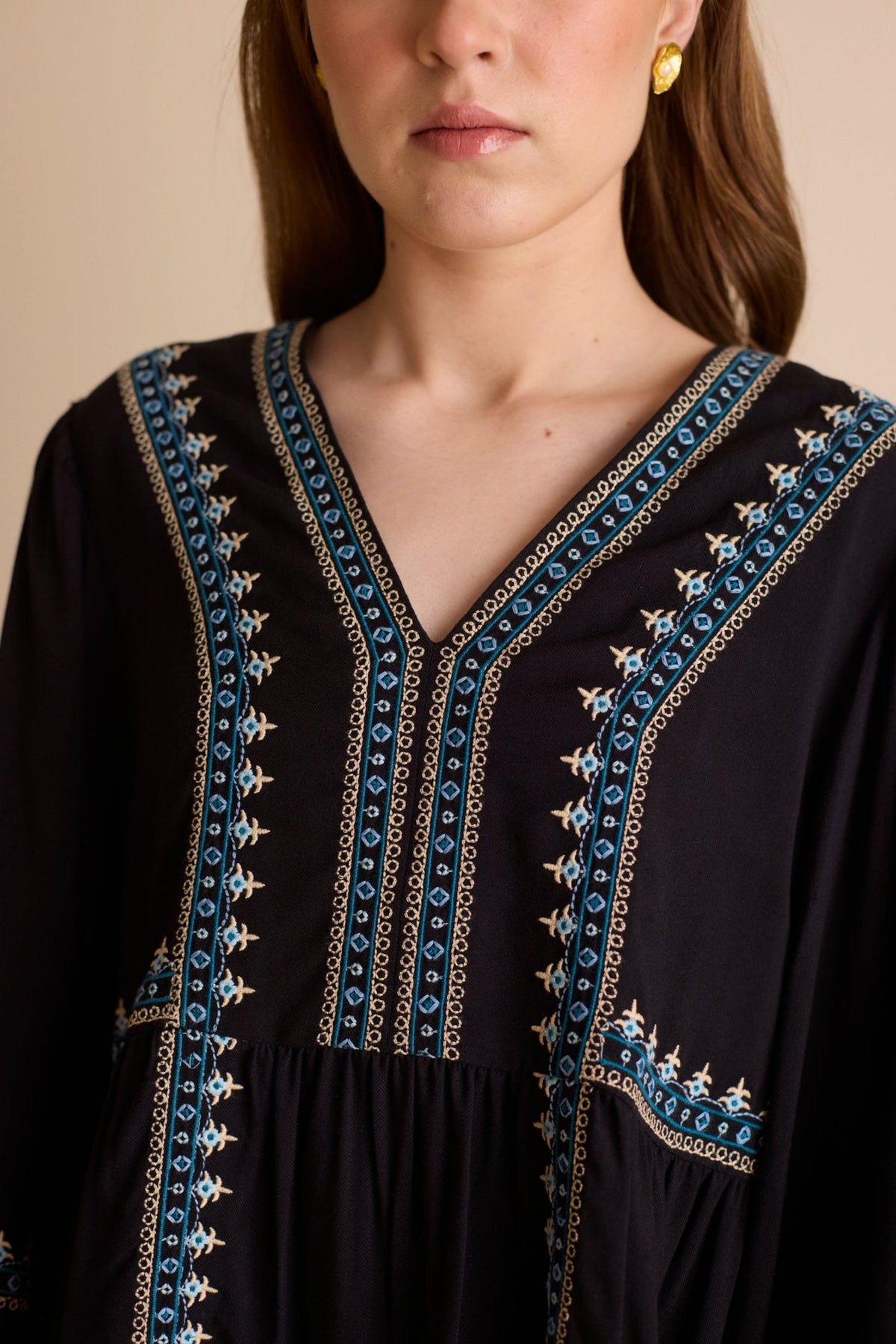 Aria Navy Top