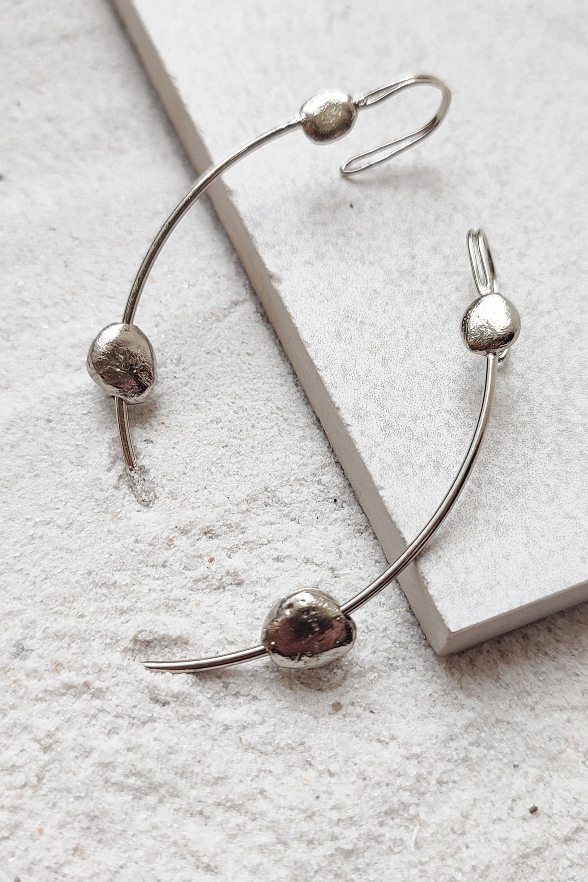 Mee Silver Earrings