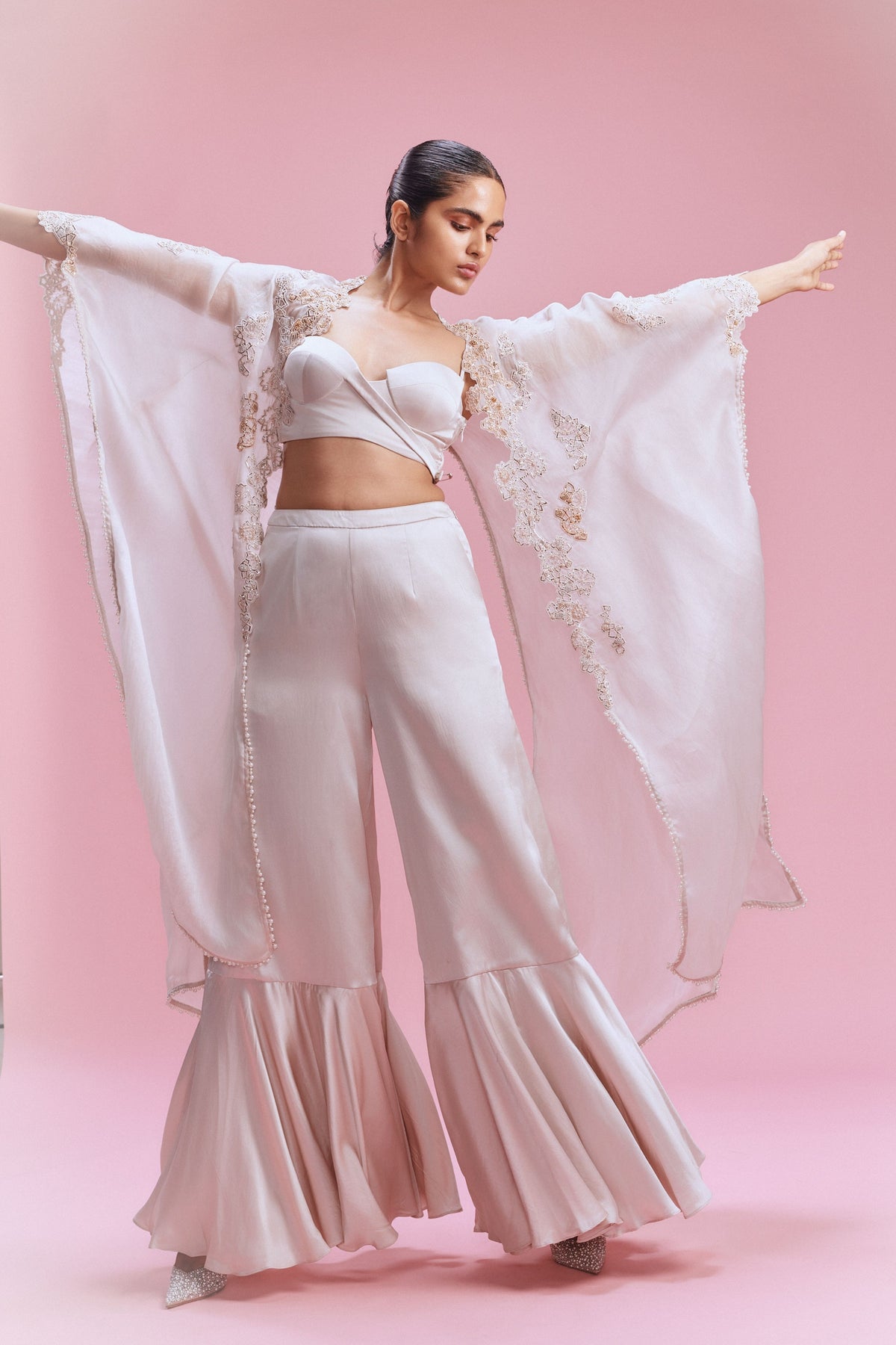 Naz Ivory Cape Set