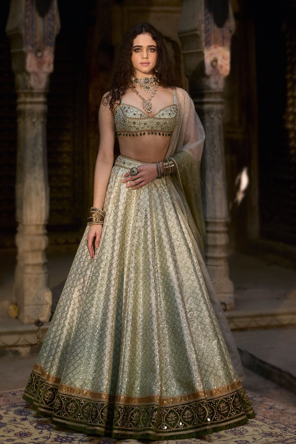 Nizam Lehenga Set
