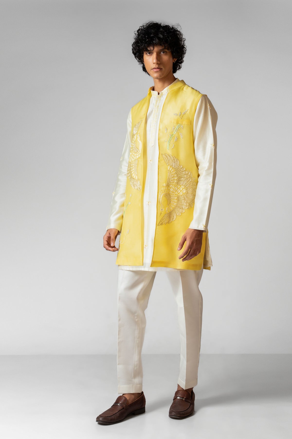 Flying Birds Kurta Set