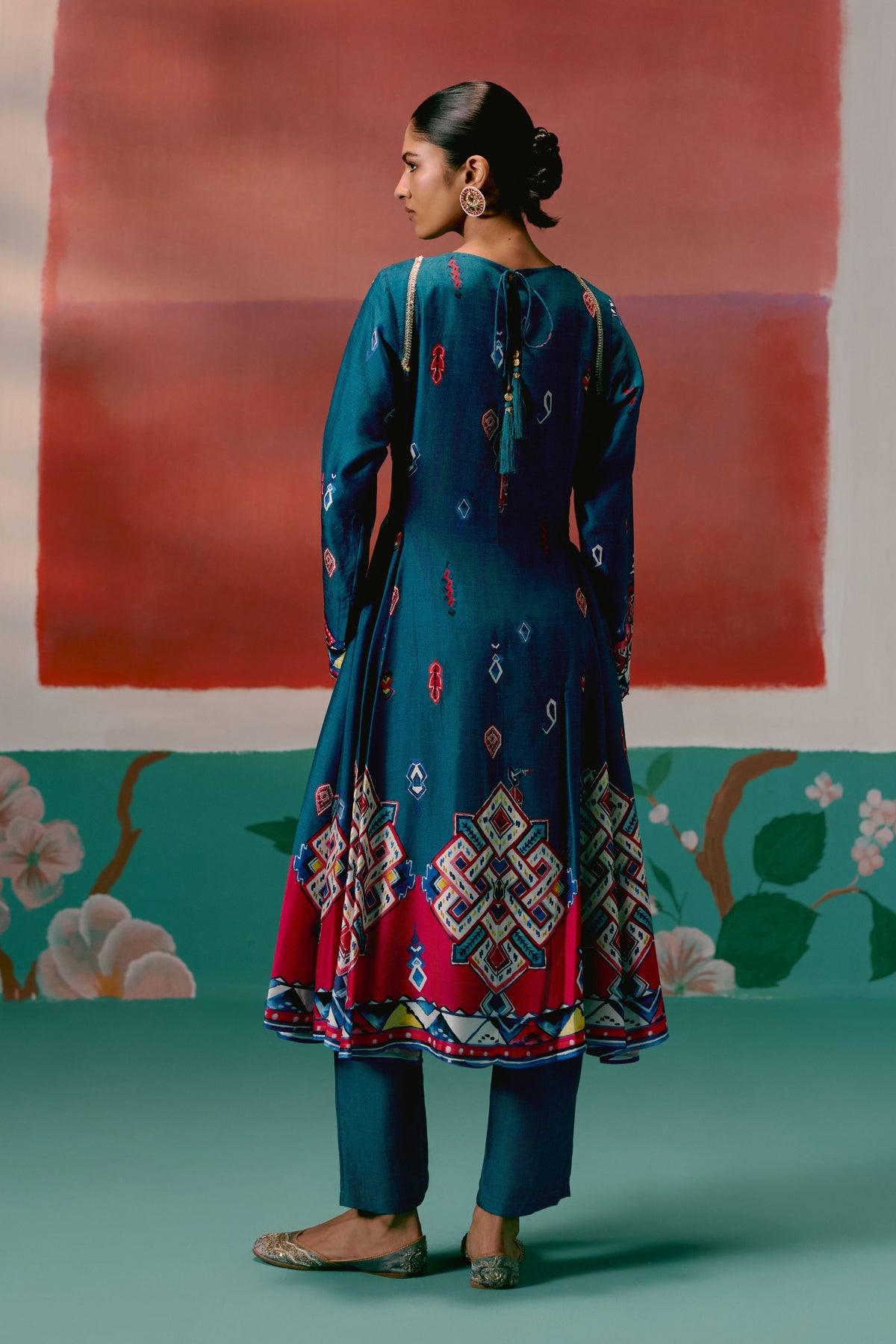 Aztec Anarkali Set