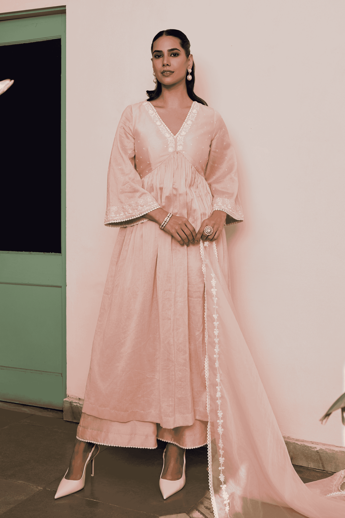 Embroidered Kurta Set