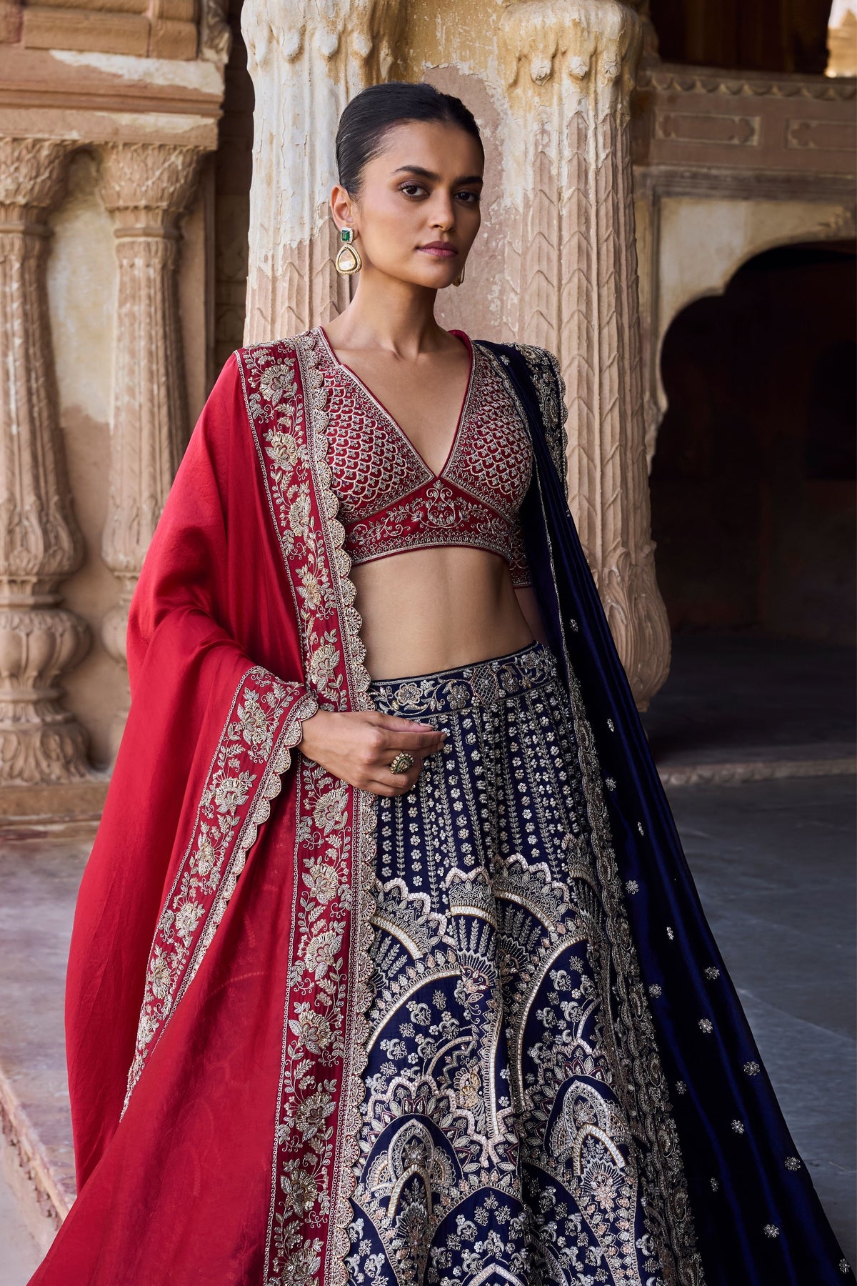 Purple Lehenga Set