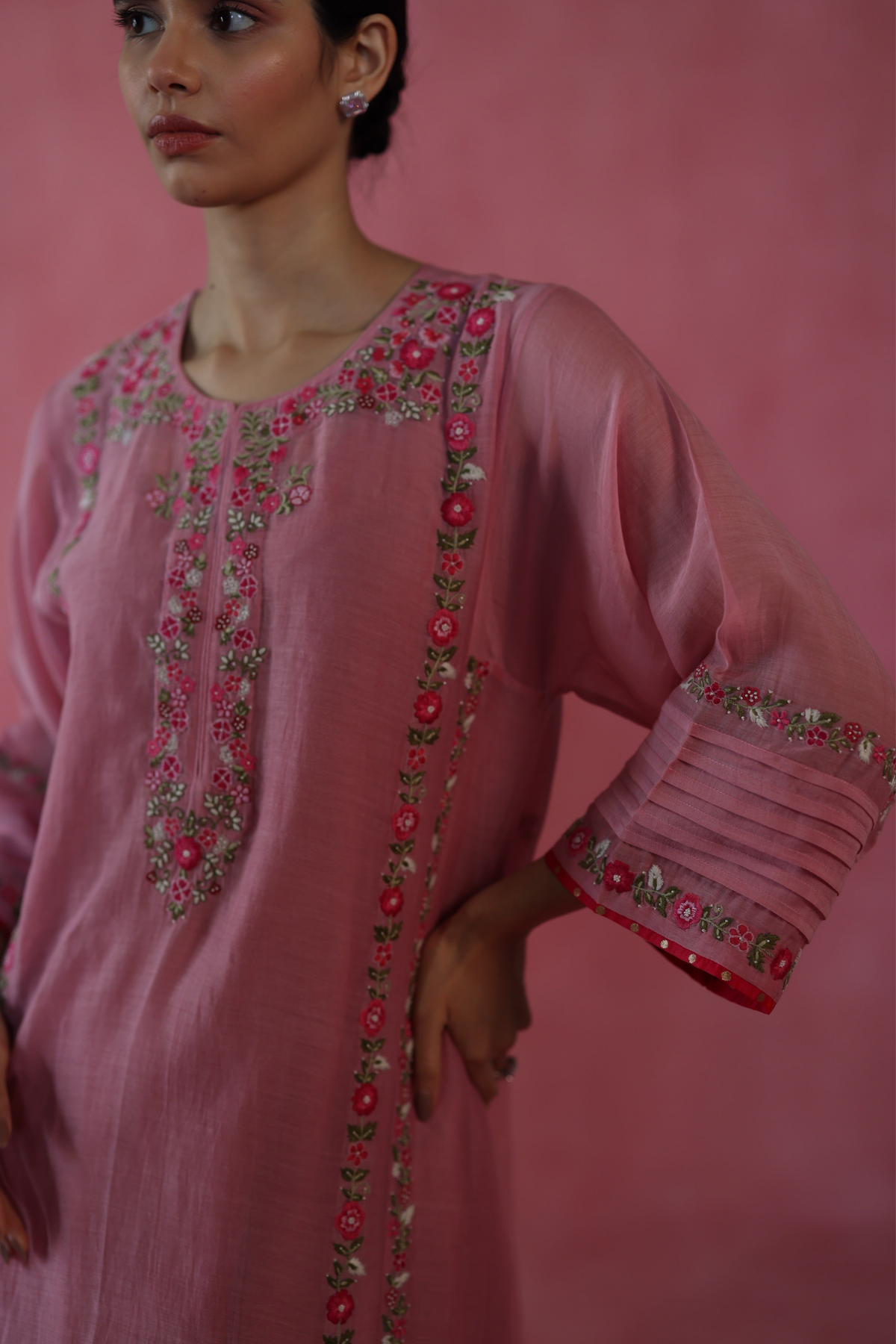 Pink Kulfi Kurta Set