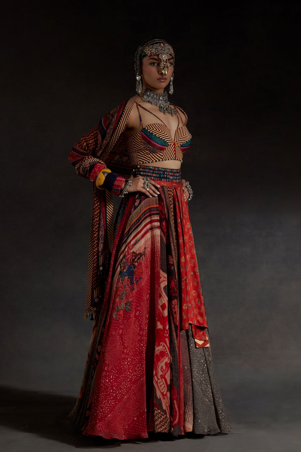 Sindoor Kama Blouse Set