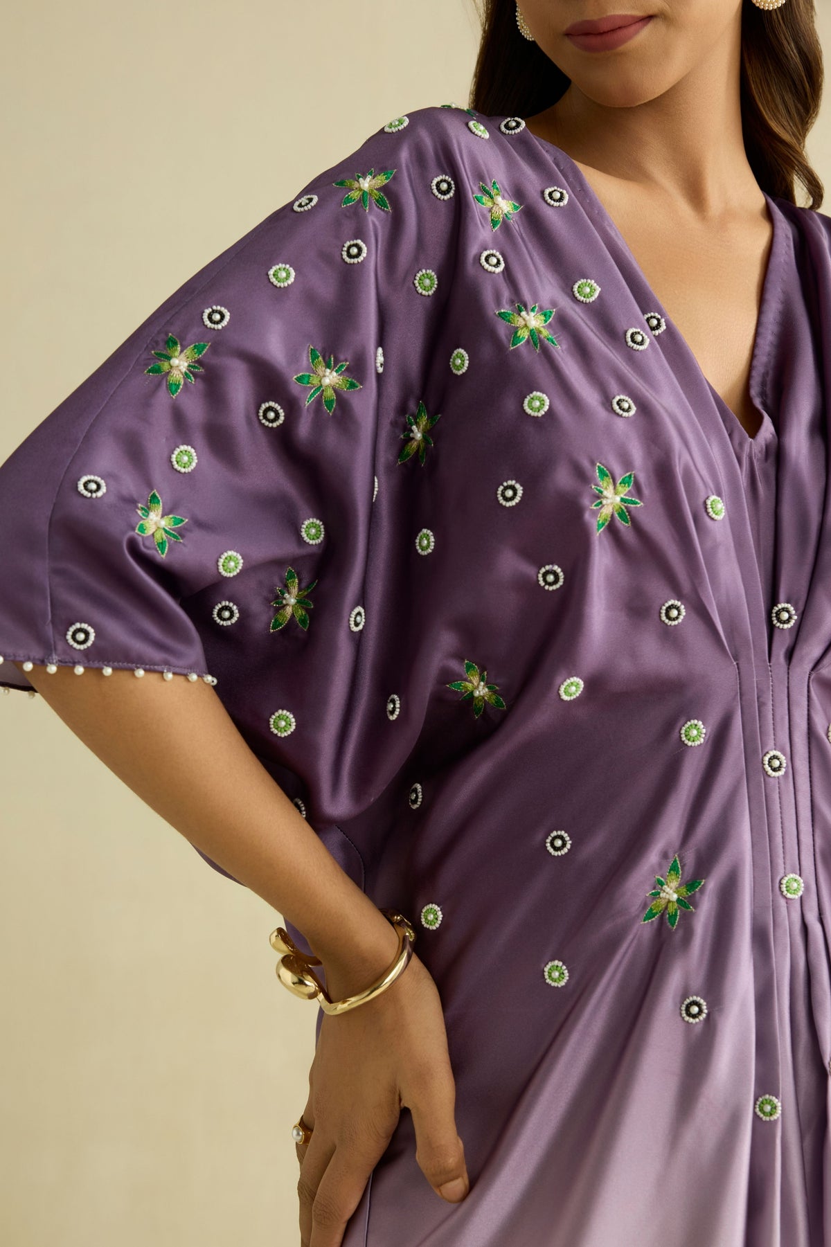 Ombre Embroidered Kaftan